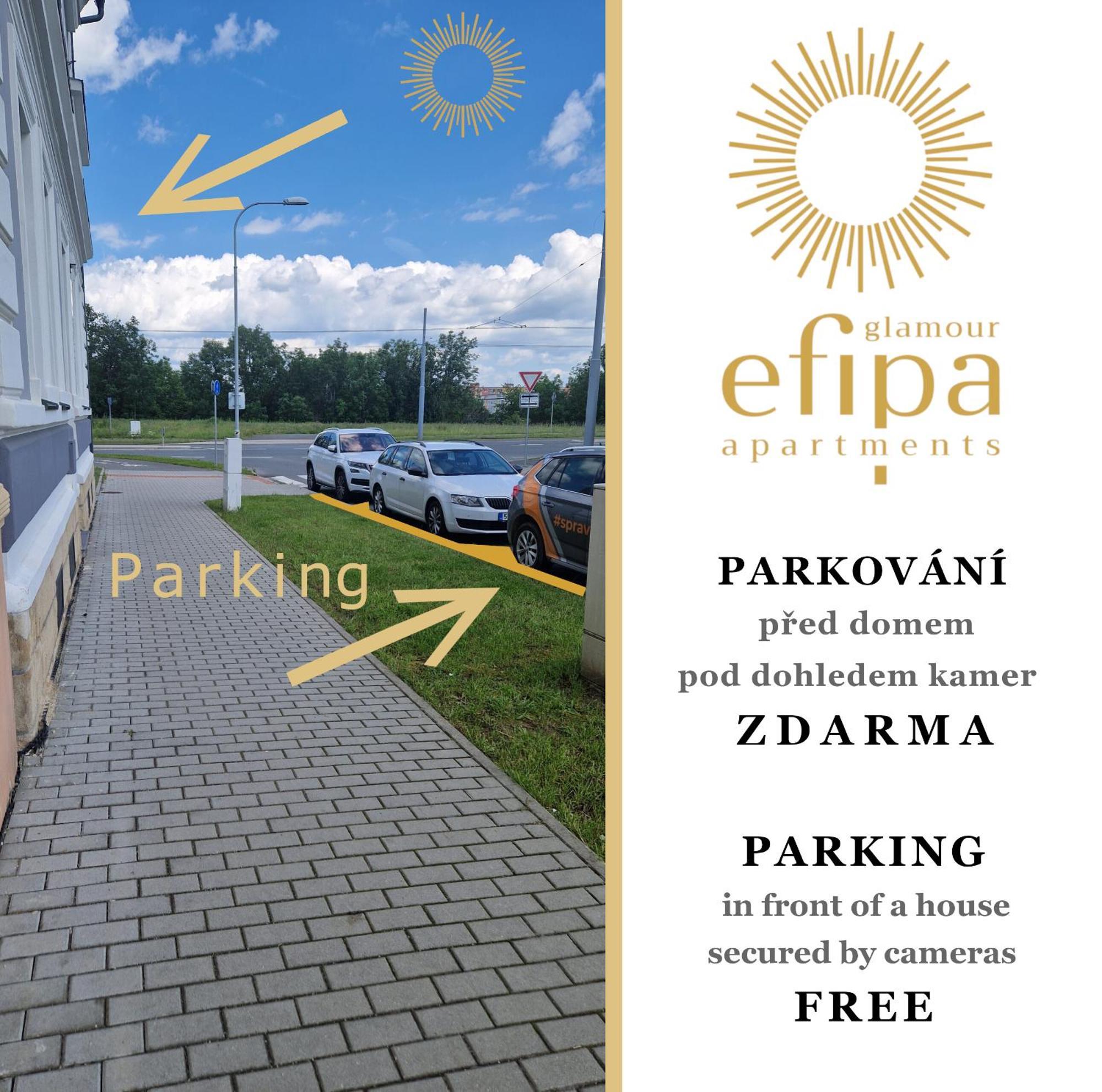 Efipa Glamour Apartments Плзень Екстер'єр фото